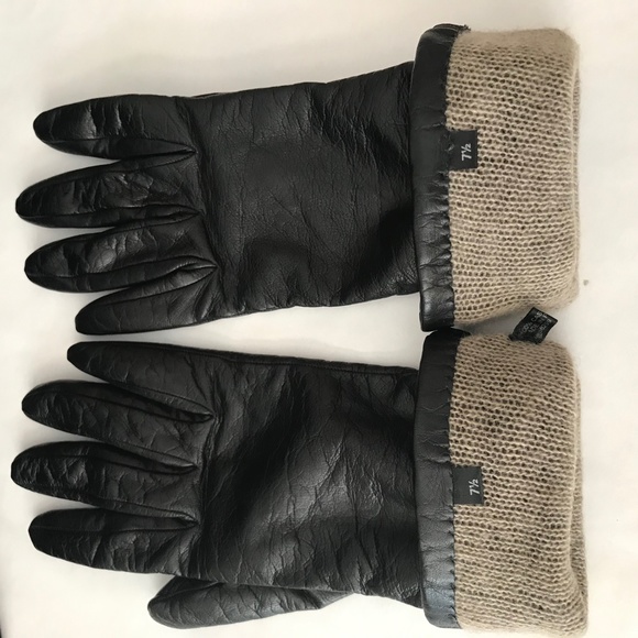 ❣️NWOT Fashionable❣️ Black Buttery Soft Leather Gloves - Picture 5 of 7